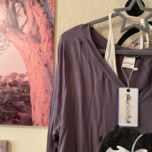 Plus Size Womens Purple Betty Boop Long Sleeve Top size 4X NEW - Picture 3 of 15